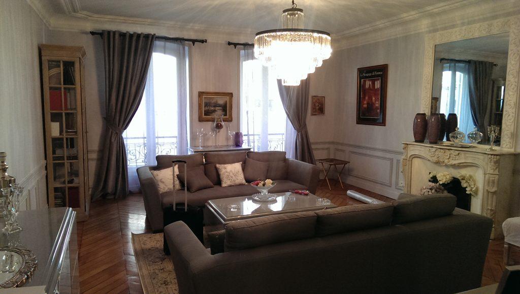 Rénovation salon Haussmannien- Paris 8